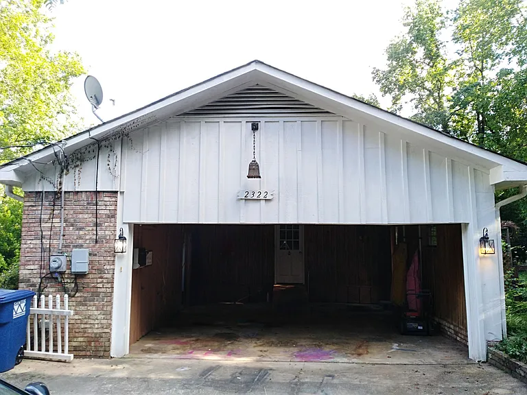 Two car garage