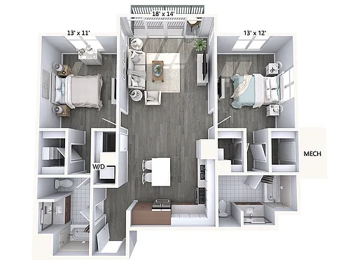 Floor plan B5-1201-sig-isle