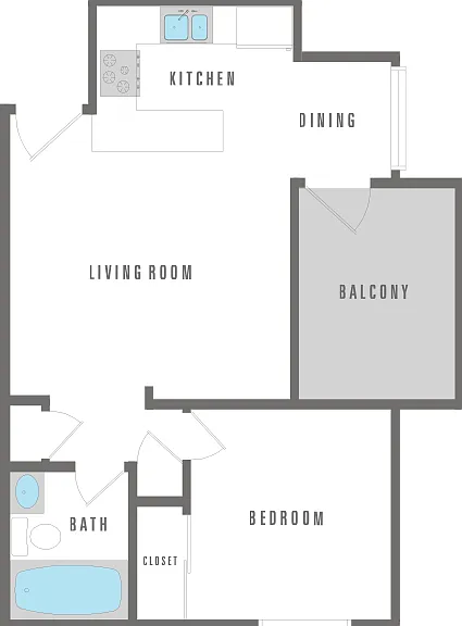 1 Bedroom 1 Bath 1 Bedroom 1 Bath