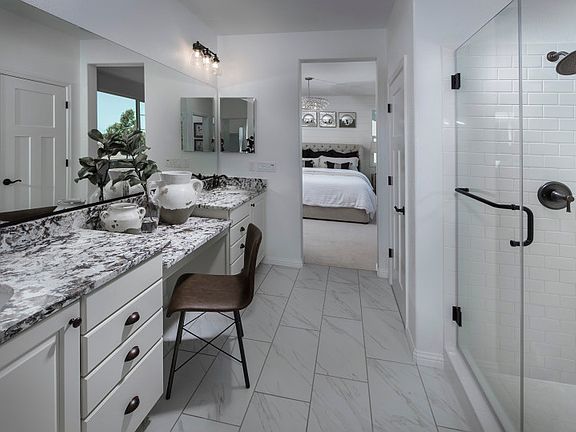 Owner s bathroom with walk in shower