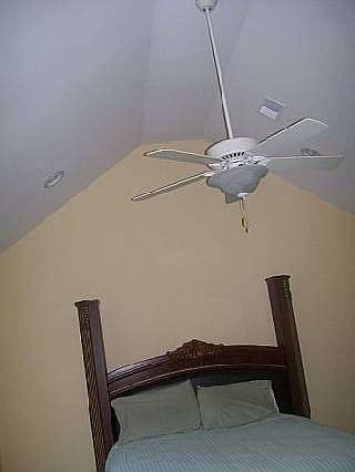 Master Bedroom Has Vaulted Cei