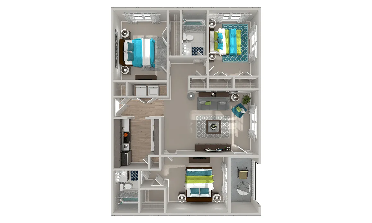 Floor plan Mahogany Classic