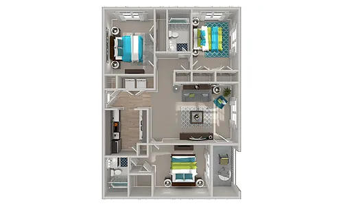 Floor plan Mahogany Classic