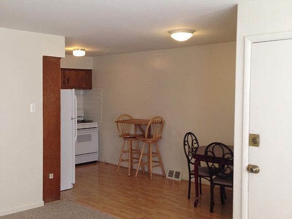 Living room and dining area