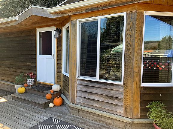 Front door & porch