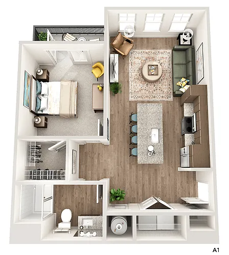 Floor plan A1