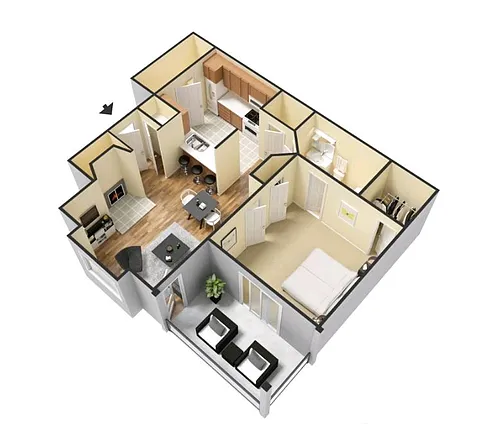 Floor plan The Lanier