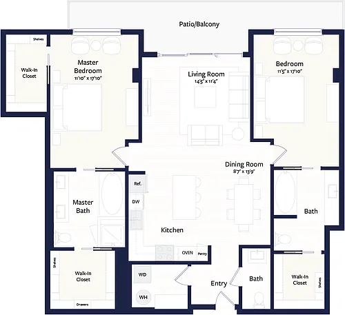 Floor plan PH2