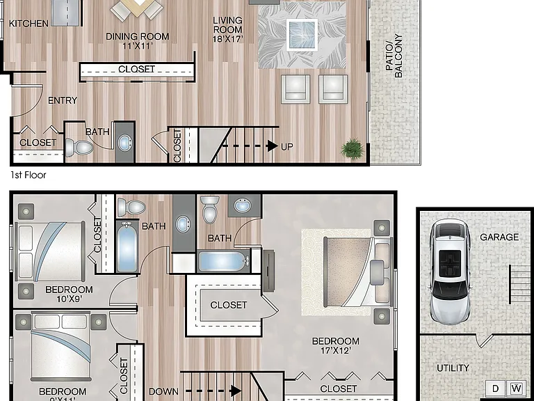 *Only select first floor units have patios. There are no balconies on property. *Only select first floor units have patios. There are no balconies on property.