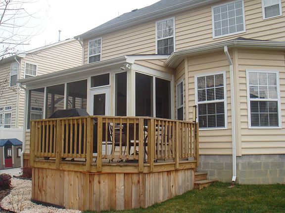 New Screened porch