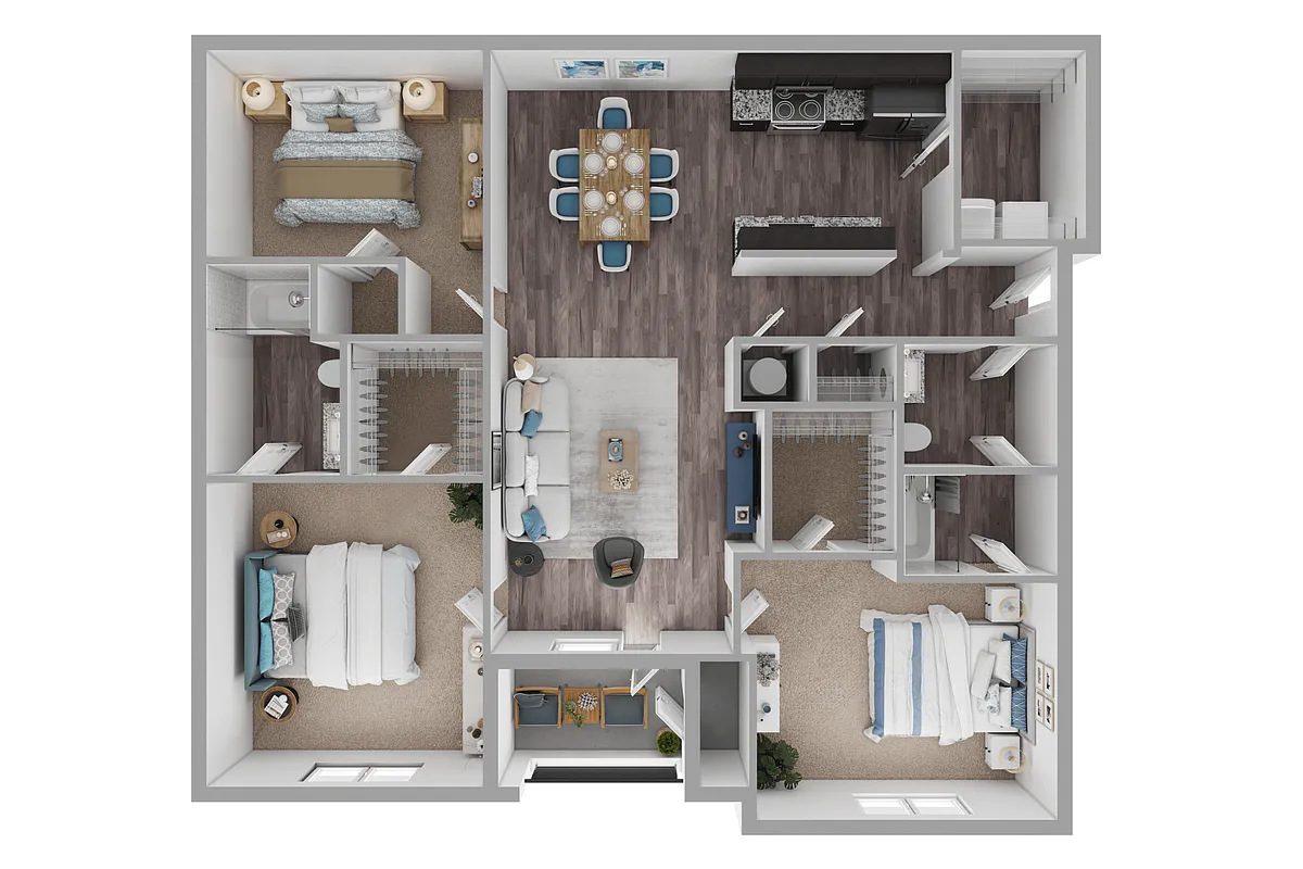Floor plan 3 Bedroom
