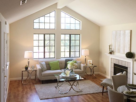 Living Room w/ High Ceiling