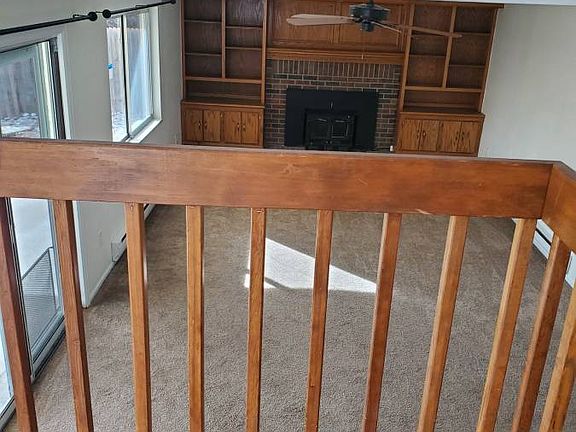 Family den with wet bar