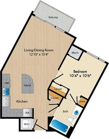 Floor plan Style B1