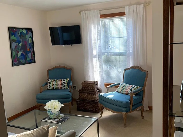 First floor den. With smart Tv.