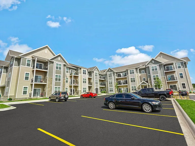 The 85 at Maple Grove Apartment Building Exterior