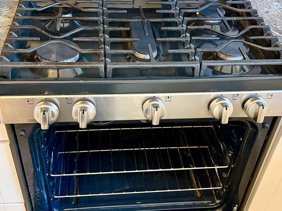 5 burner gas stove