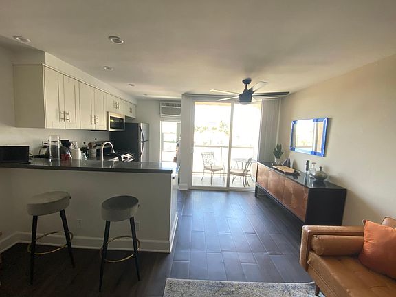 Kitchen ideal for barstool seating at the counter bar.
