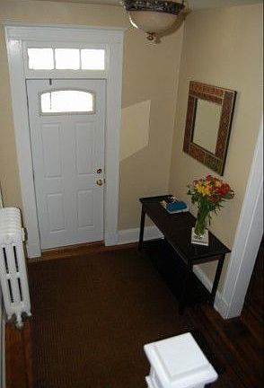 Front hall from stairs