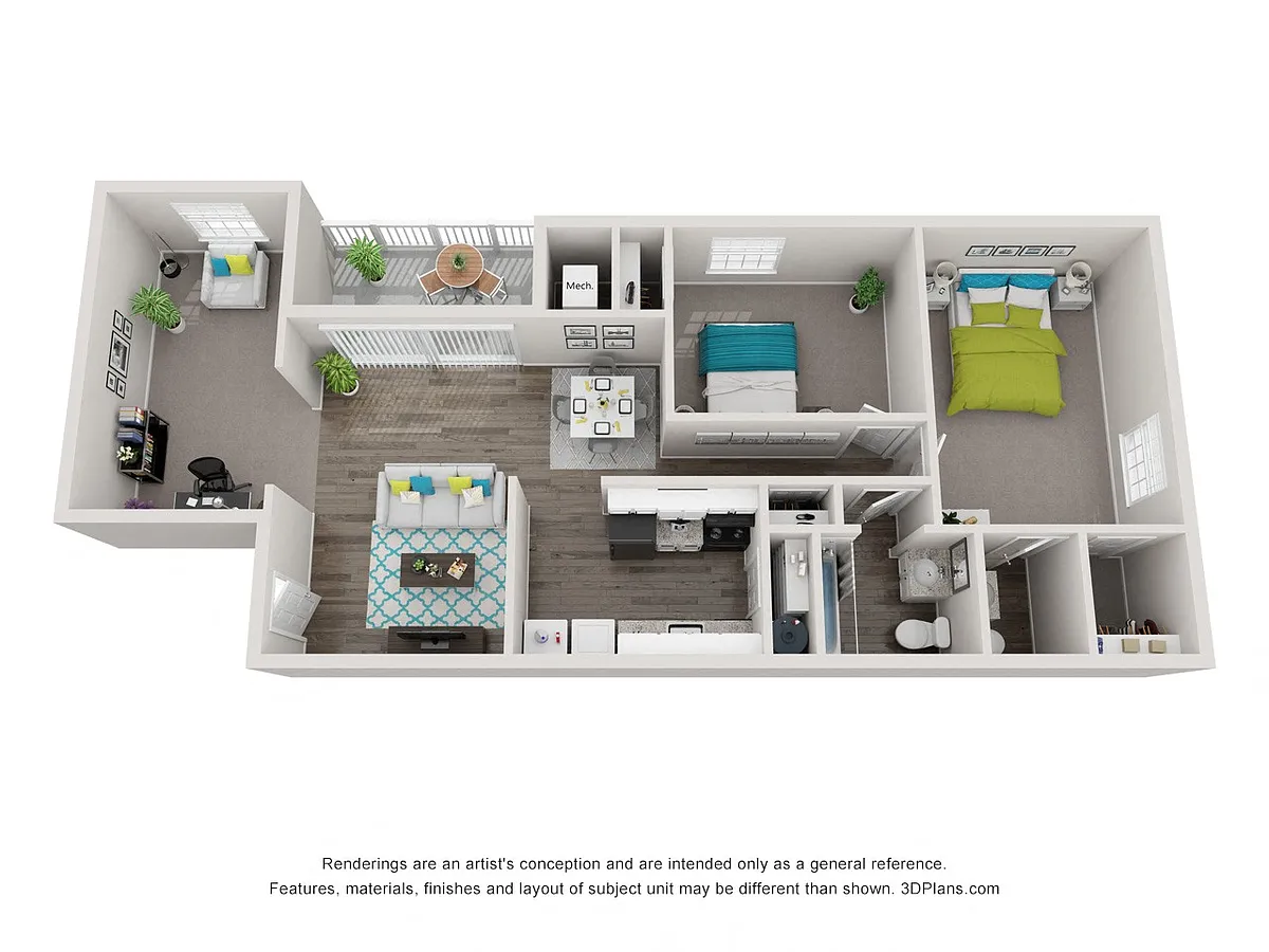 Floor plan Red Oak