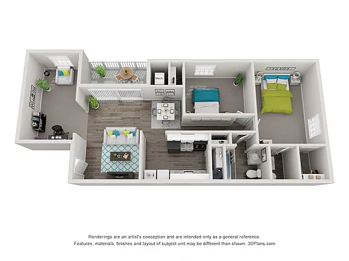 Floor plan Red Oak