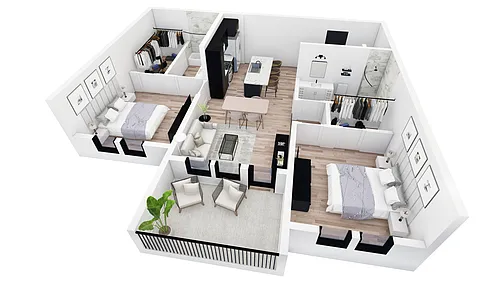 Floor plan B3