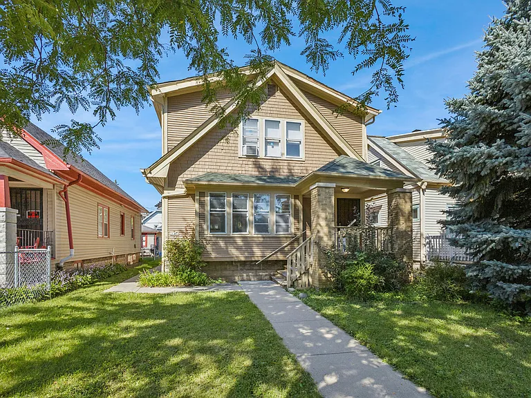 Front Entrance to Lower Unit With Porch