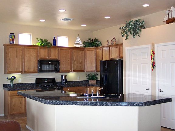 Kitchen with granite counters