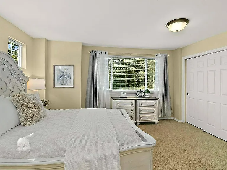 Queen sized bed