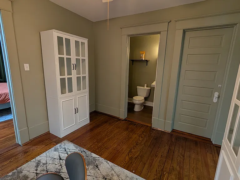 Bedroom 2 walk-in closet and bathroom.