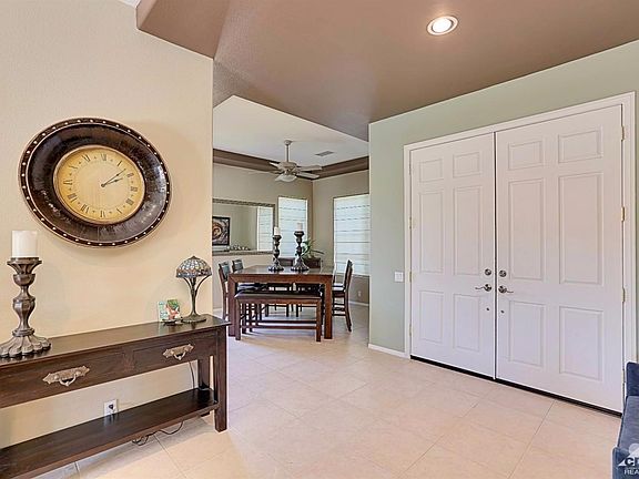 Foyer with double door entry.