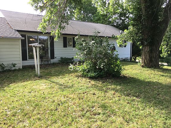 Large shaded backyard