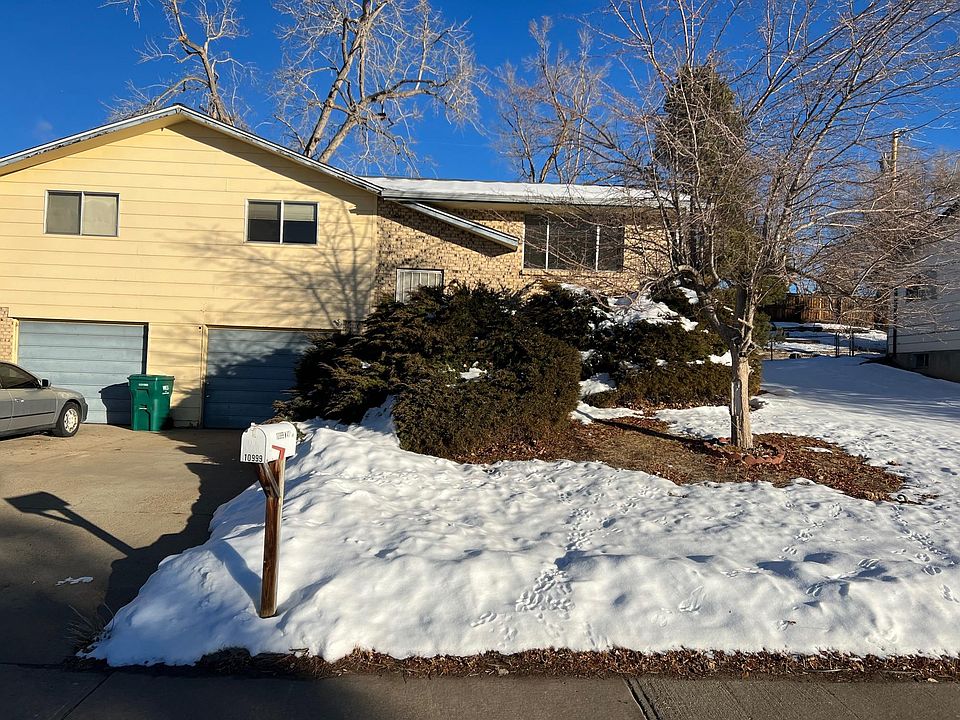 Street view, showing garage and driveway