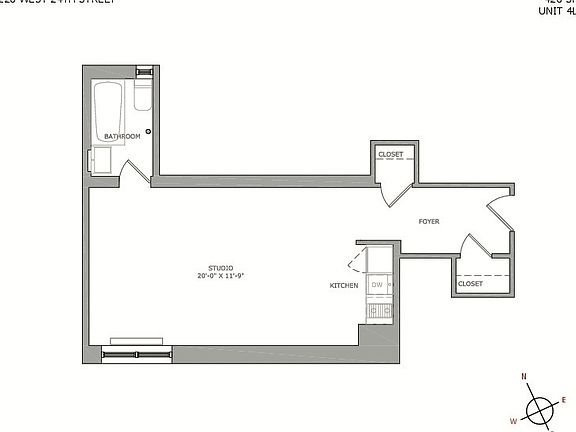 2nd image of 220 W 24th St APT 4L