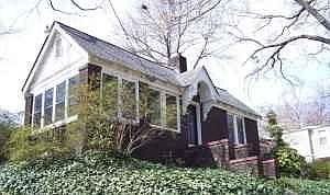 Mid century brick bungalow style free-standing home
