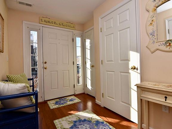 First floor 1/2 bath right