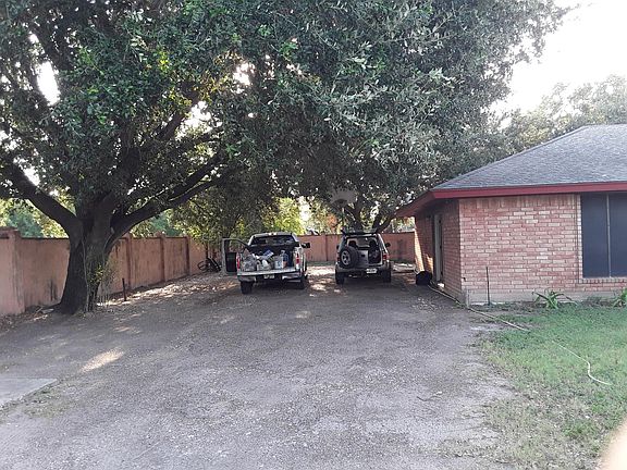 Left side of the house