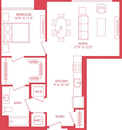 A13 | 1x1 | 774 sq ft A13 | 1x1 | 774 sq ft