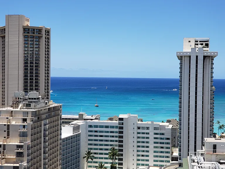 View from Rooftop Deck of Ocean a couple blocks away