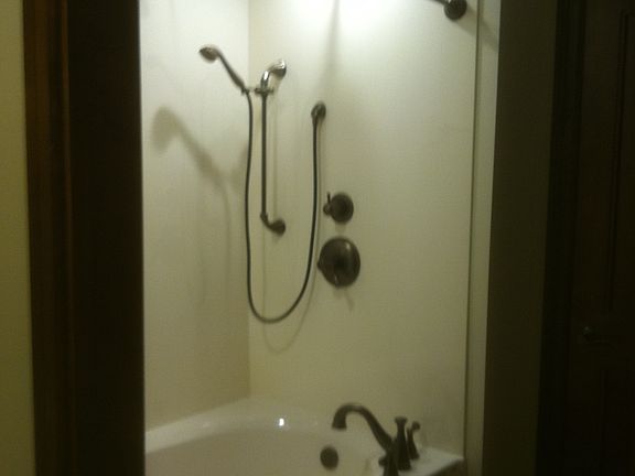 Deep soaker tub & shower