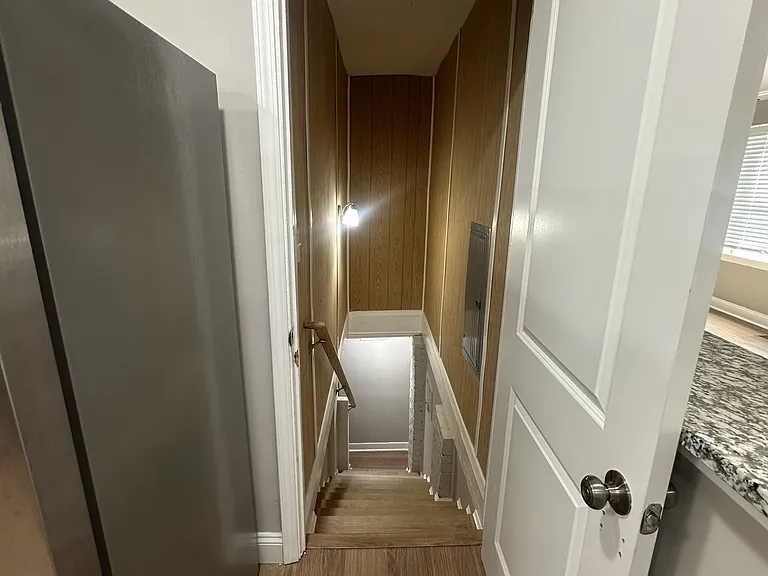 Stairwell leading to Basement Apartment
