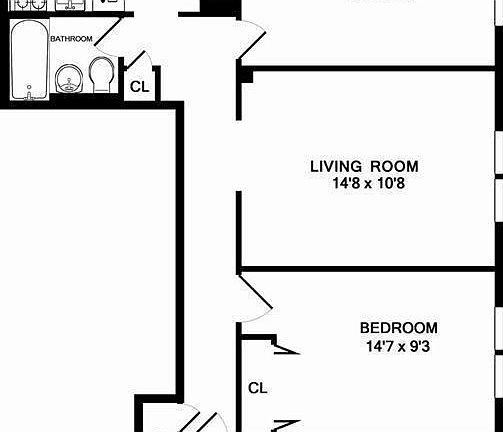 2nd image of 414 W 44th St APT 3F