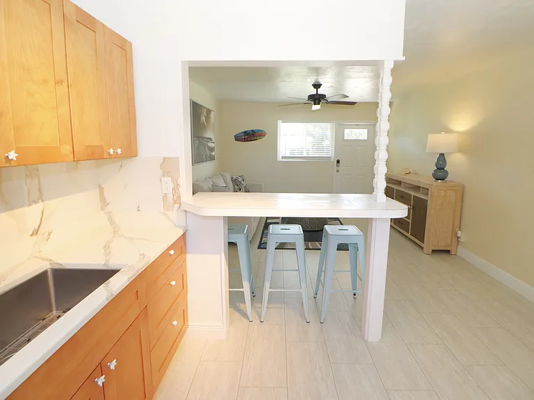 Kitchen looking into L/R