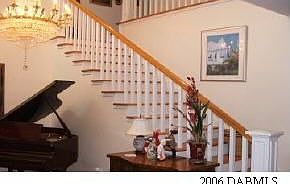 Foyer with Magificent chandelier