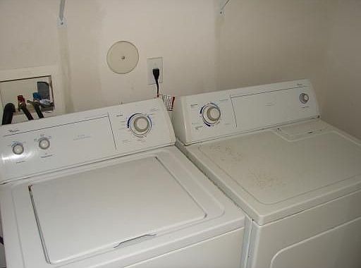 your own washer and dryer!