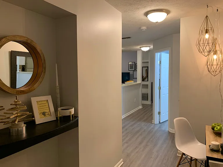 Foyer into unit