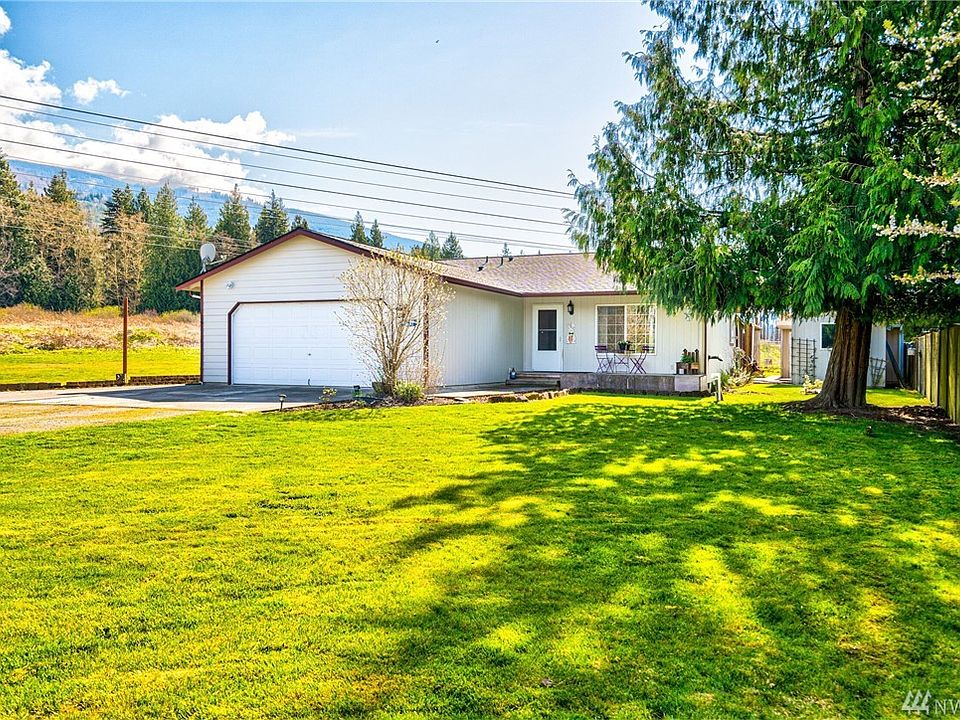 Welcome to 5083 Aerie Lane, Sedro Woolley. This charming rambler is perfectly sited on shy half acre setting with RV parking, multiple sheds, 2 car garage and great country setting yet close to town. Room for toys!!!