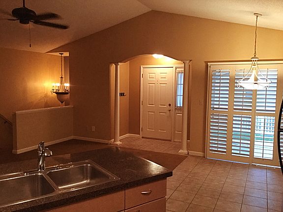 Open floor plan, well lit