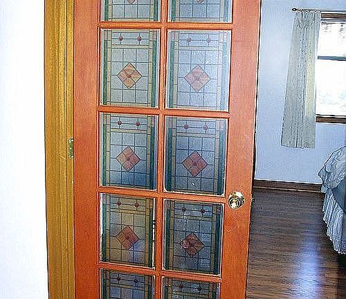 Glimpse of master bedroom