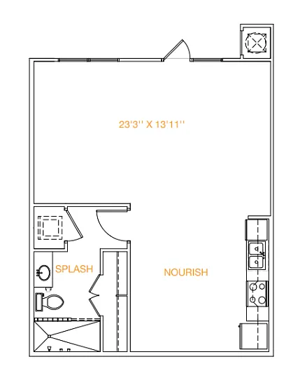 Floor plan S2- Live/Work